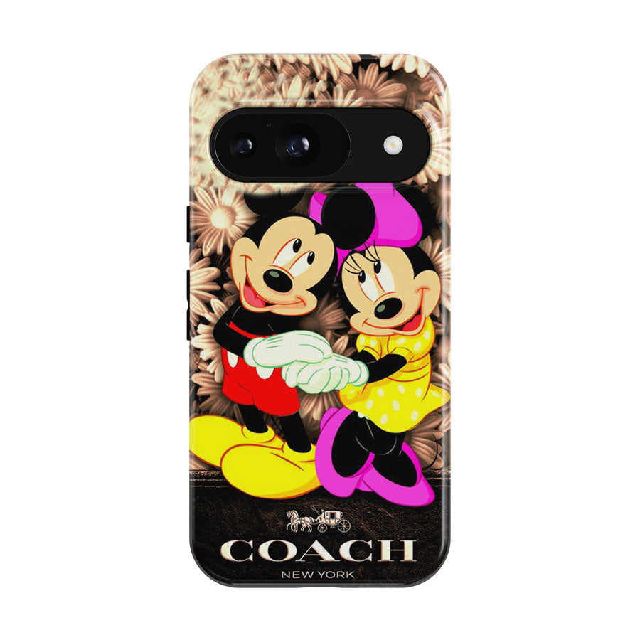 Mickey And Minnie Mouse Coach Cool Google Pixel 9 | 10 Pro Case