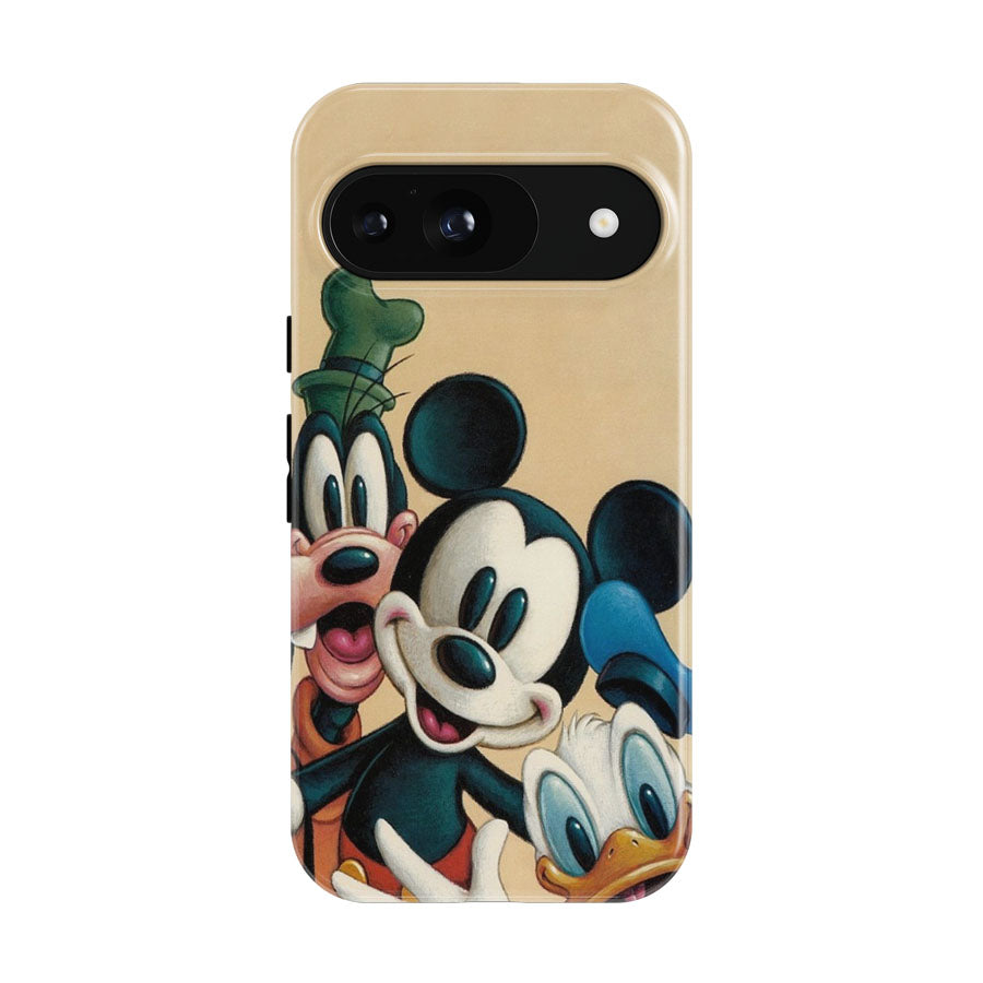 Mickey Donald Goofy Google Pixel 9 | 10 Pro Case