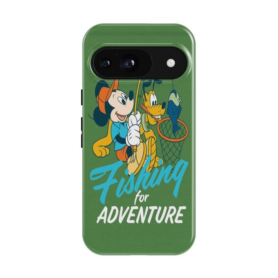 Mickey Fishing For Adventure Google Pixel 9 | 10 Pro Case