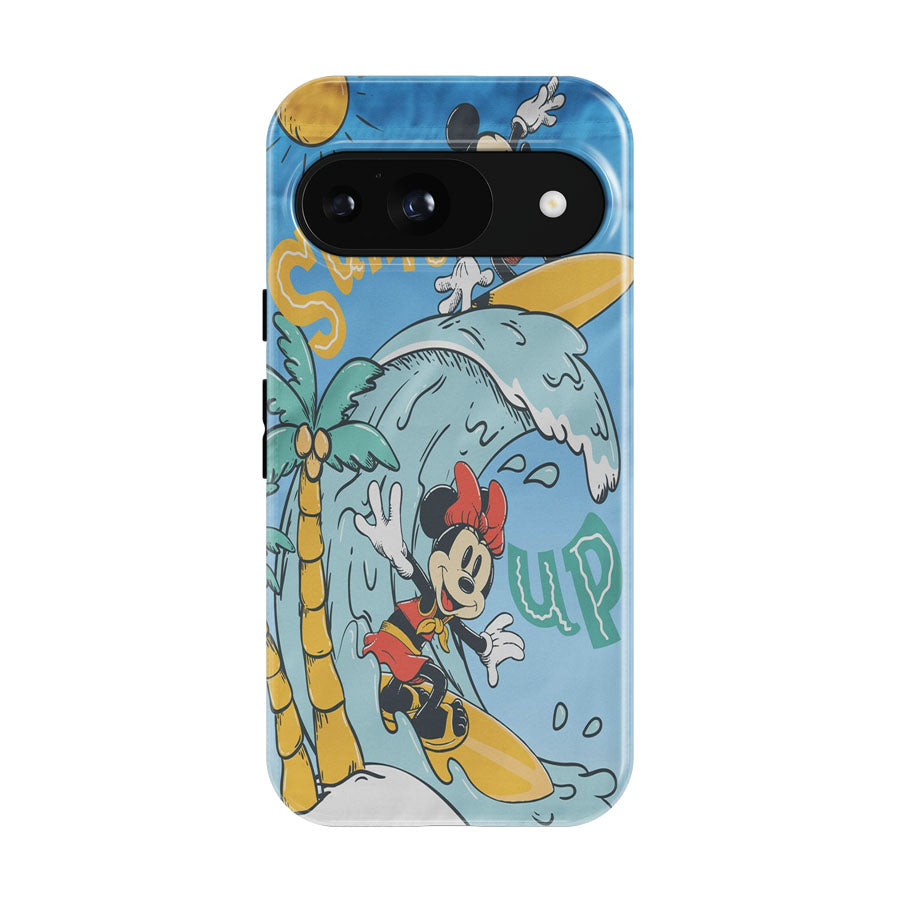 Mickey Mouse And Minnie Mouse Summer Google Pixel 9 | 10 Pro Case