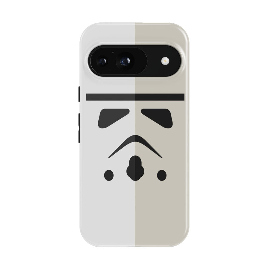 Minimalist Star Wars Stormtrooper Helmet Google Pixel 9 | 10 Pro Case