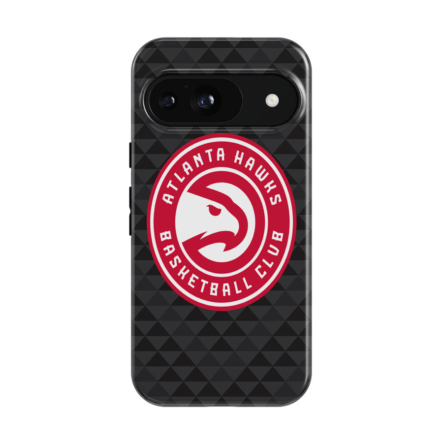 Nba Atlanta Hawks Logo Black Wallpapers Google Pixel 9 | 10 Pro Case