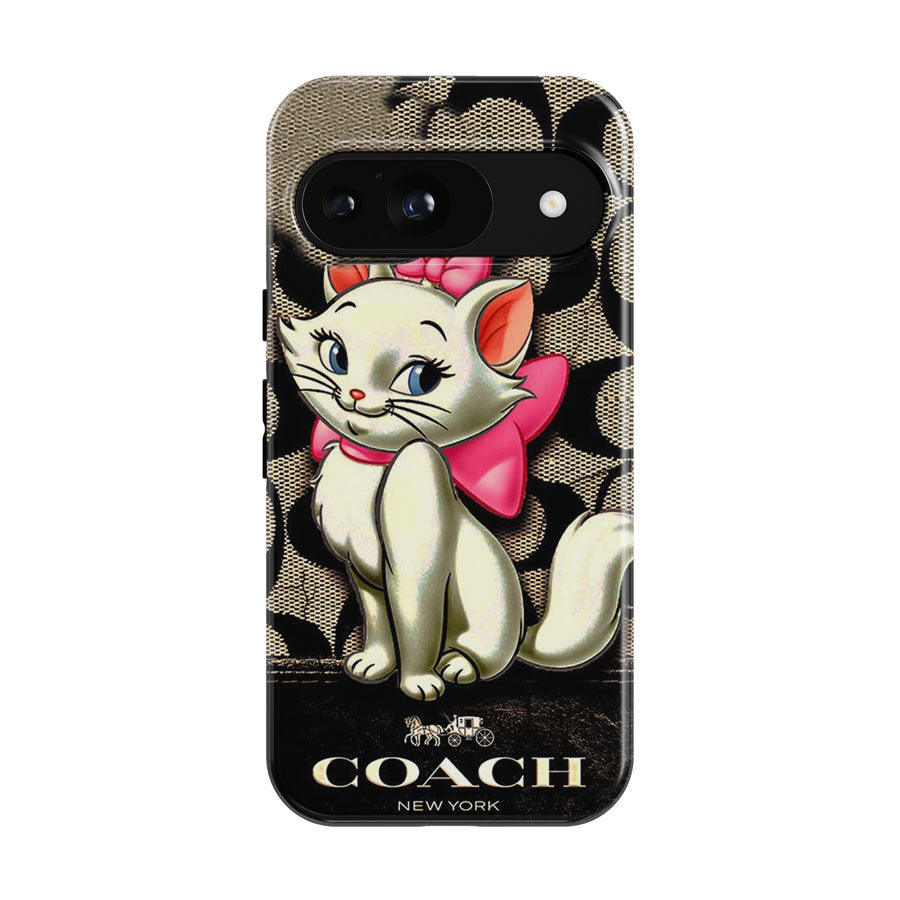 New Coach Cat Marie Google Pixel 9 | 10 Pro Case