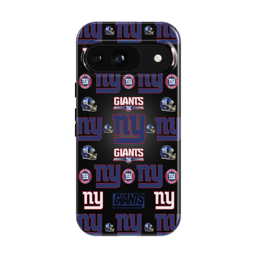 New York Giants Logo Pattern Google Pixel 9 | 10 Pro Case