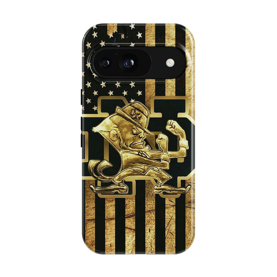 Notre Dame Fighting Irish Gold Usa Google Pixel 9 | 10 Pro Case