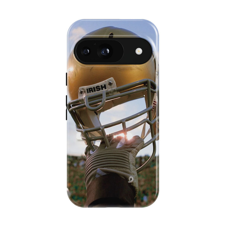 Notre Dame Fighting Irish Golden Helmet Wallpapers Google Pixel 9 | 10 Pro Case