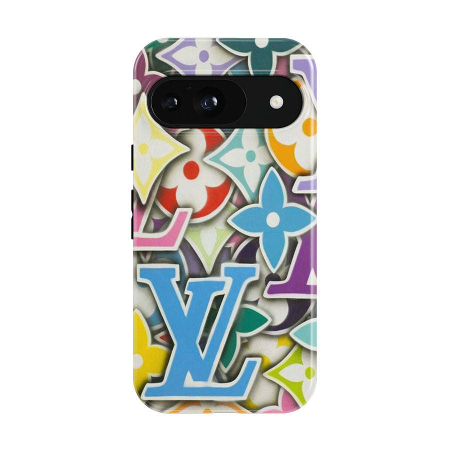 Pattern Takasi Murakami Lv Style Google Pixel 9 | 10 Pro Case