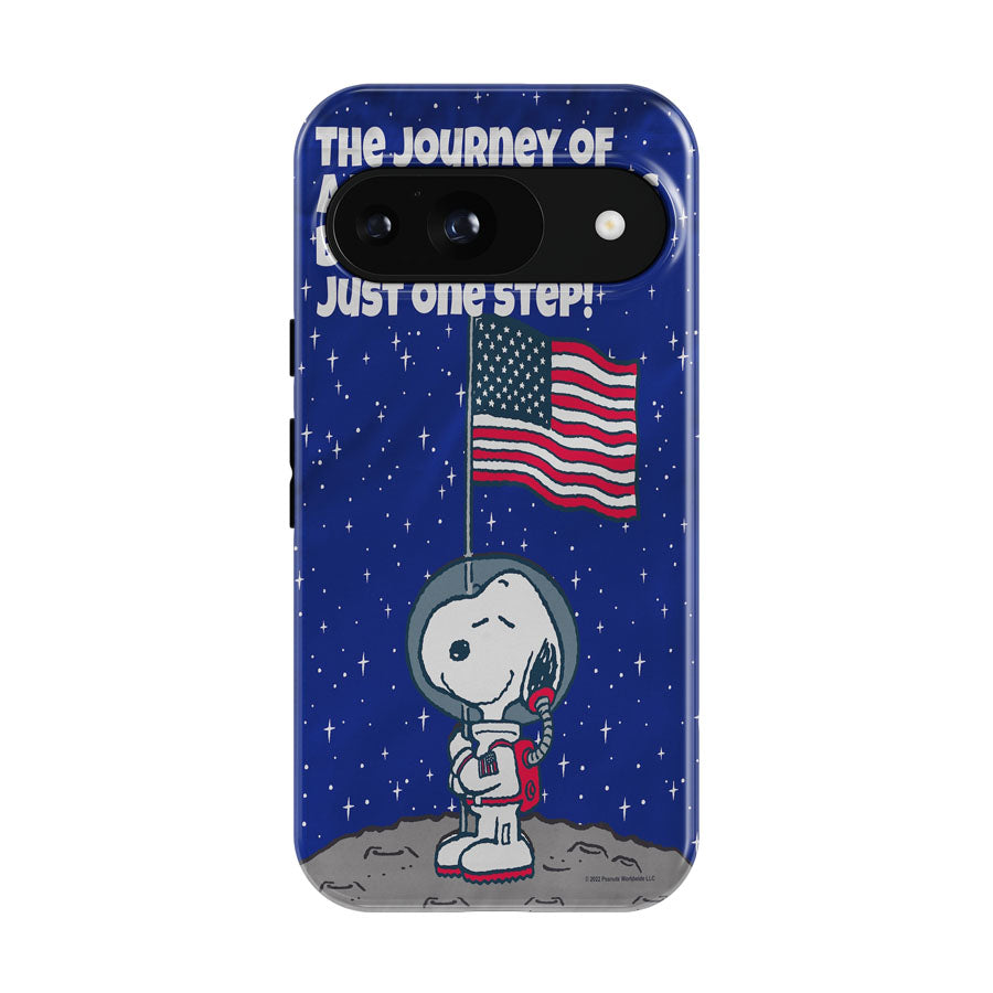 Peanuts Astronaut Snoopy One Step Google Pixel 9 | 10 Pro Case