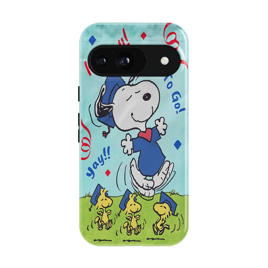 Peanuts Snoopy Graduation Google Pixel 9 | 10 Pro Case