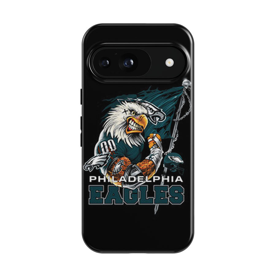 Philadelphia Eagles Logo Black Google Pixel 9 | 10 Pro Case