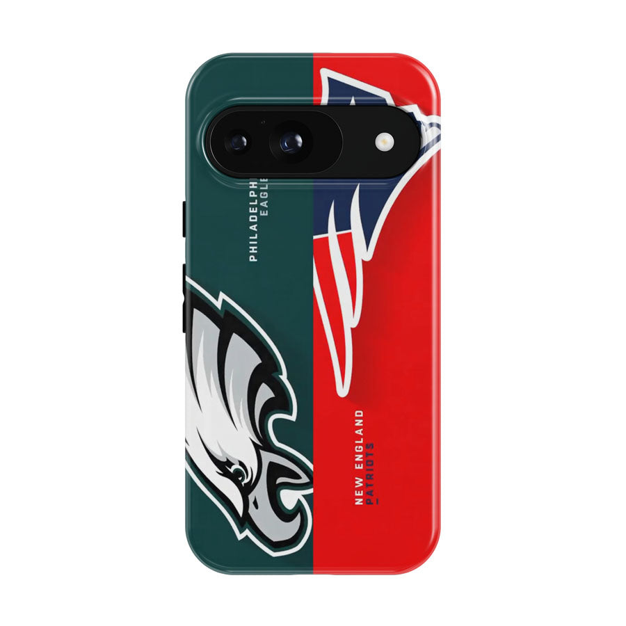 Philadelphia Eagles Vs New England Patriots Google Pixel 9 | 10 Pro Case