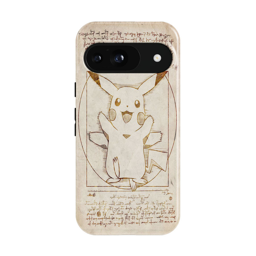 Pikachu Vitruvian Google Pixel 9 | 10 Pro Case