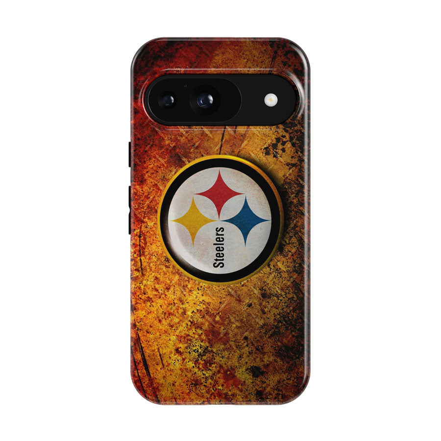 Pittsburgh Steelers Abstract Art Color Google Pixel 9 | 10 Pro Case