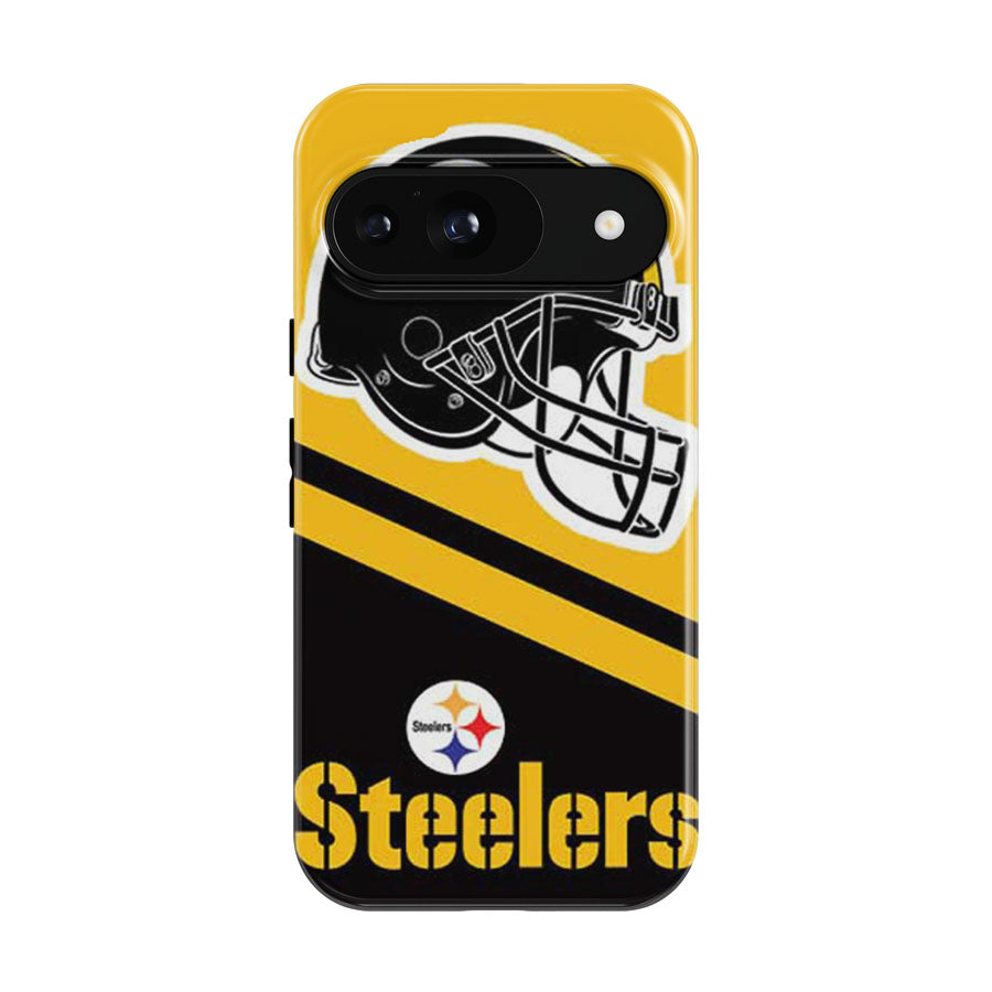 Pittsburgh Steelers Helmet Stripes Google Pixel 9 | 10 Pro Case
