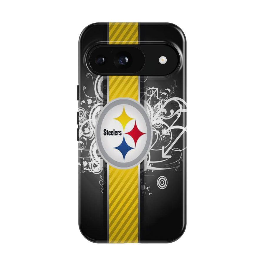 Pittsburgh Steelers Nfl Logo Wallpaper Google Pixel 9 | 10 Pro Case