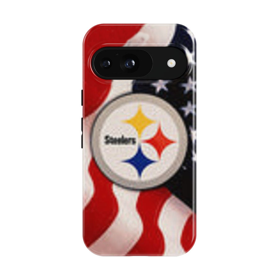 Pittsburgh Steelers Usa Flag Google Pixel 9 | 10 Pro Case