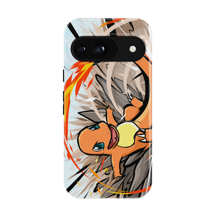 Pokemon Charmander Attacks Google Pixel 9 | 10 Pro Case