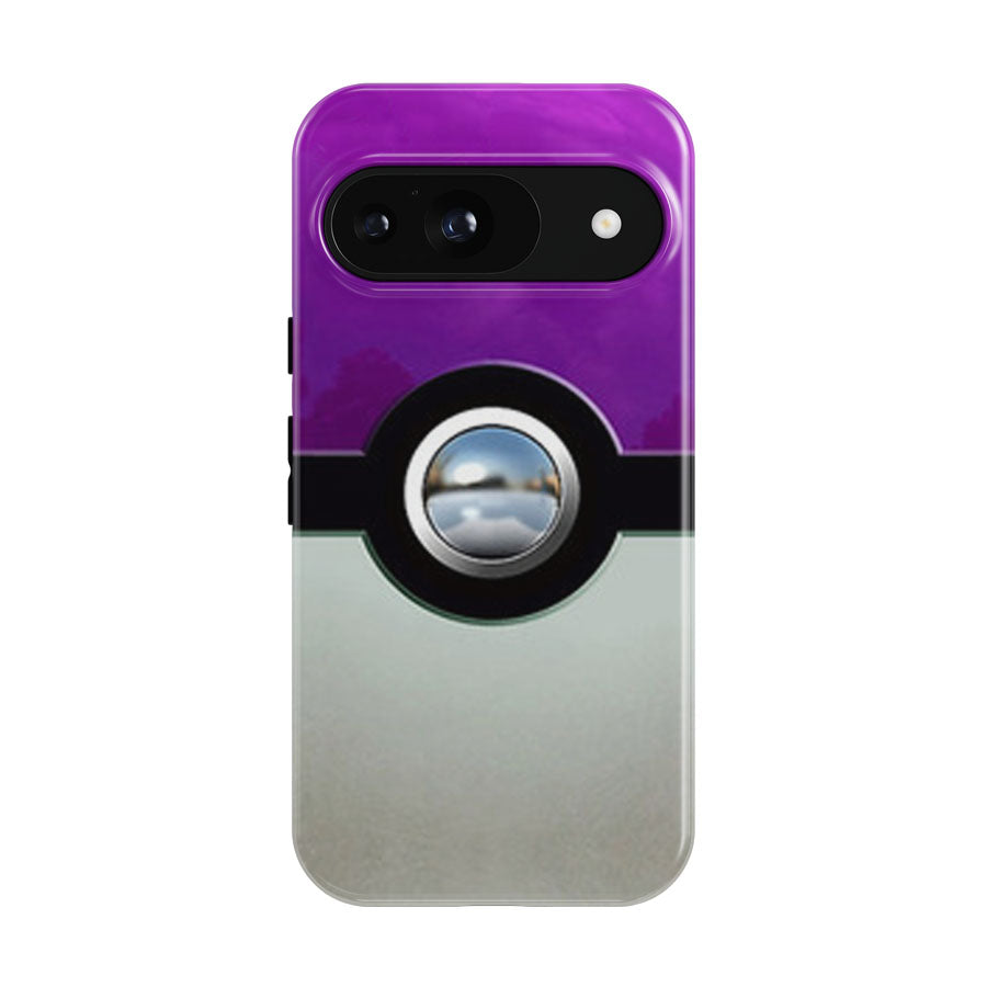 Pokemon Gengar Purple Pokeball Google Pixel 9 | 10 Pro Case