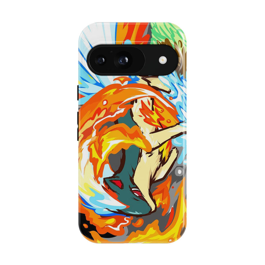 Pokemon Quilava Attacks Google Pixel 9 | 10 Pro Case