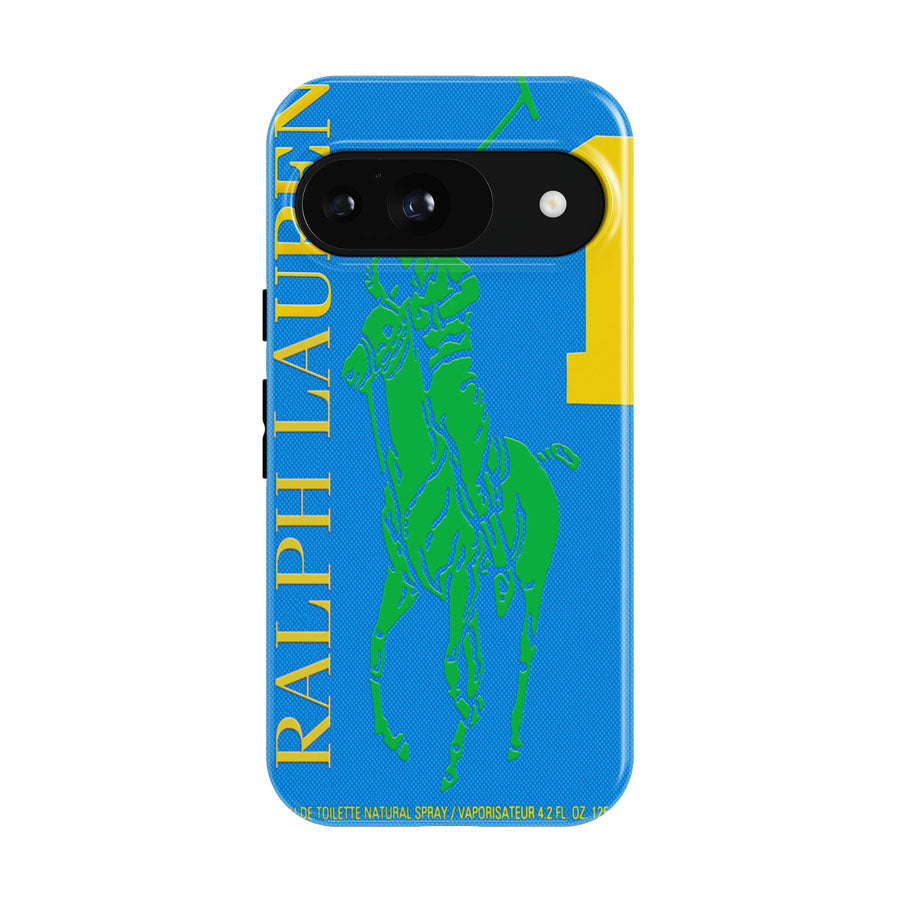 Polo Ralph Lauren Big Pony 1 Blue Parfume Google Pixel 9 | 10 Pro Case