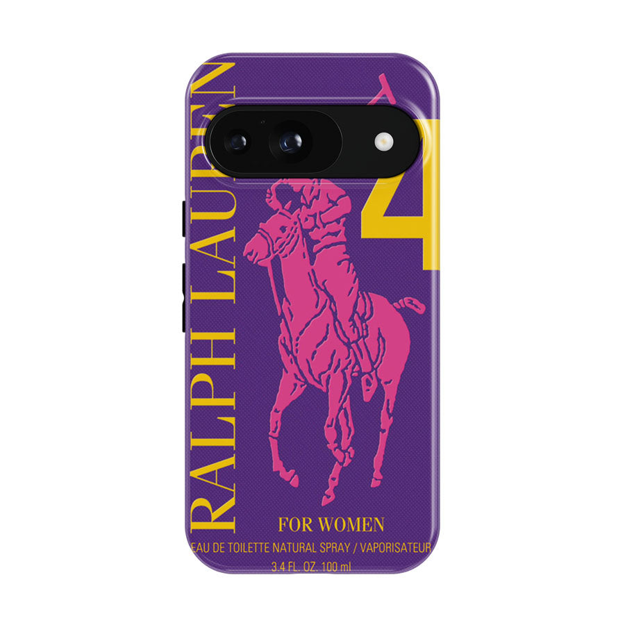 Polo Ralph Lauren Big Pony 4 Purple Parfume Google Pixel 9 | 10 Pro Case