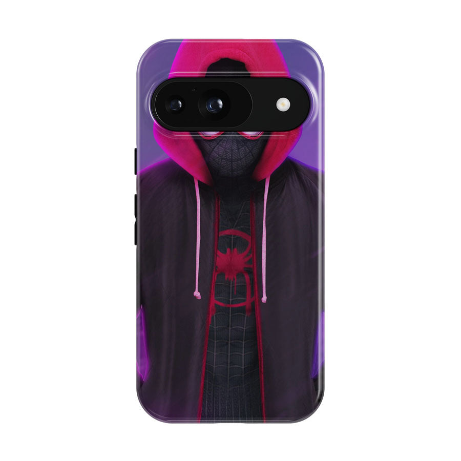 Red Black Spiderman Kid Hoodies Into The Verse Google Pixel 9 | 10 Pro Case