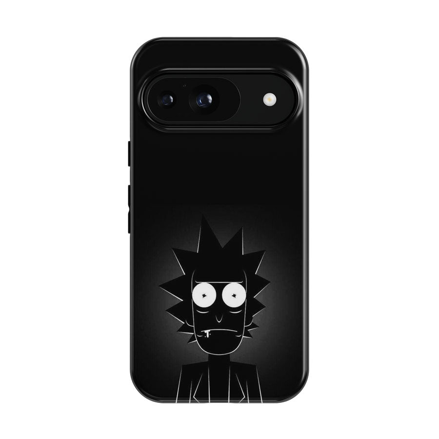 Rick And Morty Black White Wallpaper Google Pixel 9 | 10 Pro Case