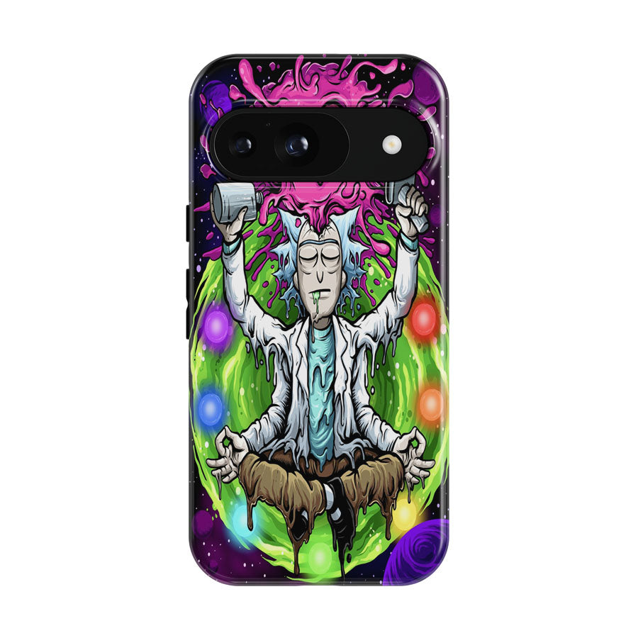 Rick And Morty Trippy Art Purple Google Pixel 9 | 10 Pro Case