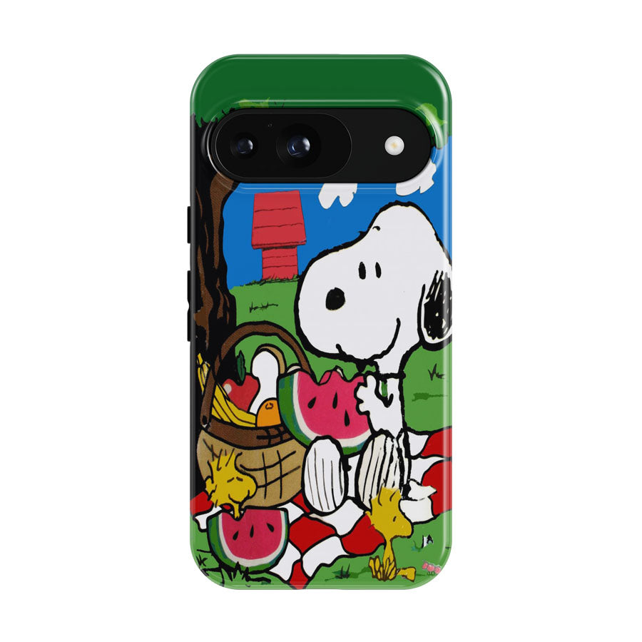 Snoopy Eat Fruits Google Pixel 9 | 10 Pro Case