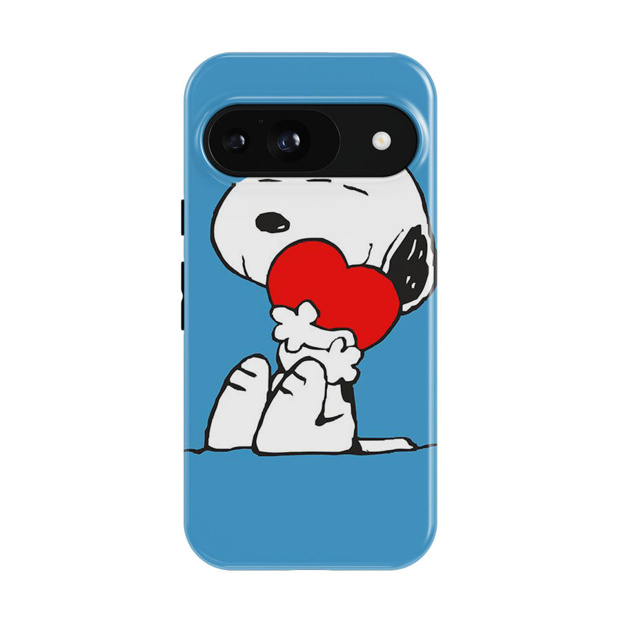 Snoopy Love Heart Google Pixel 9 | 10 Pro Case