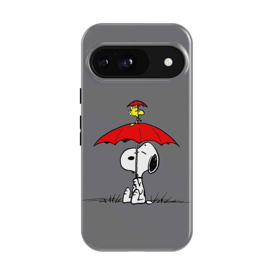 Snoopy Woodstock Umbrella Google Pixel 9 | 10 Pro Case
