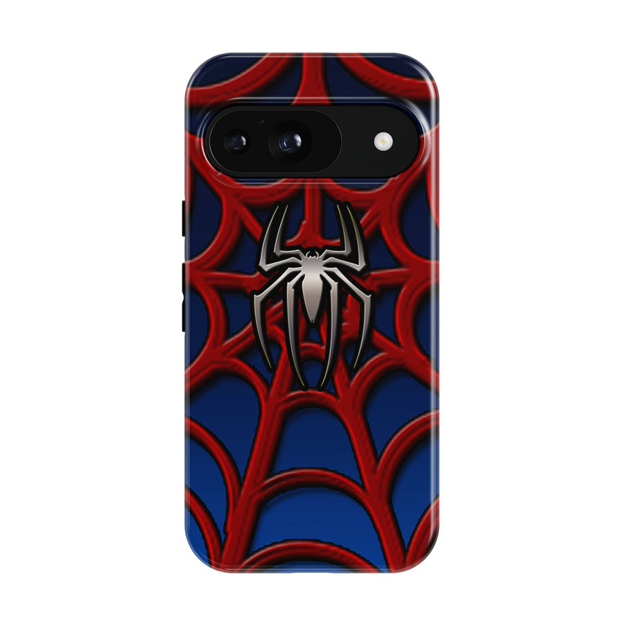 Spider Man Silver Logo Google Pixel 9 | 10 Pro Case