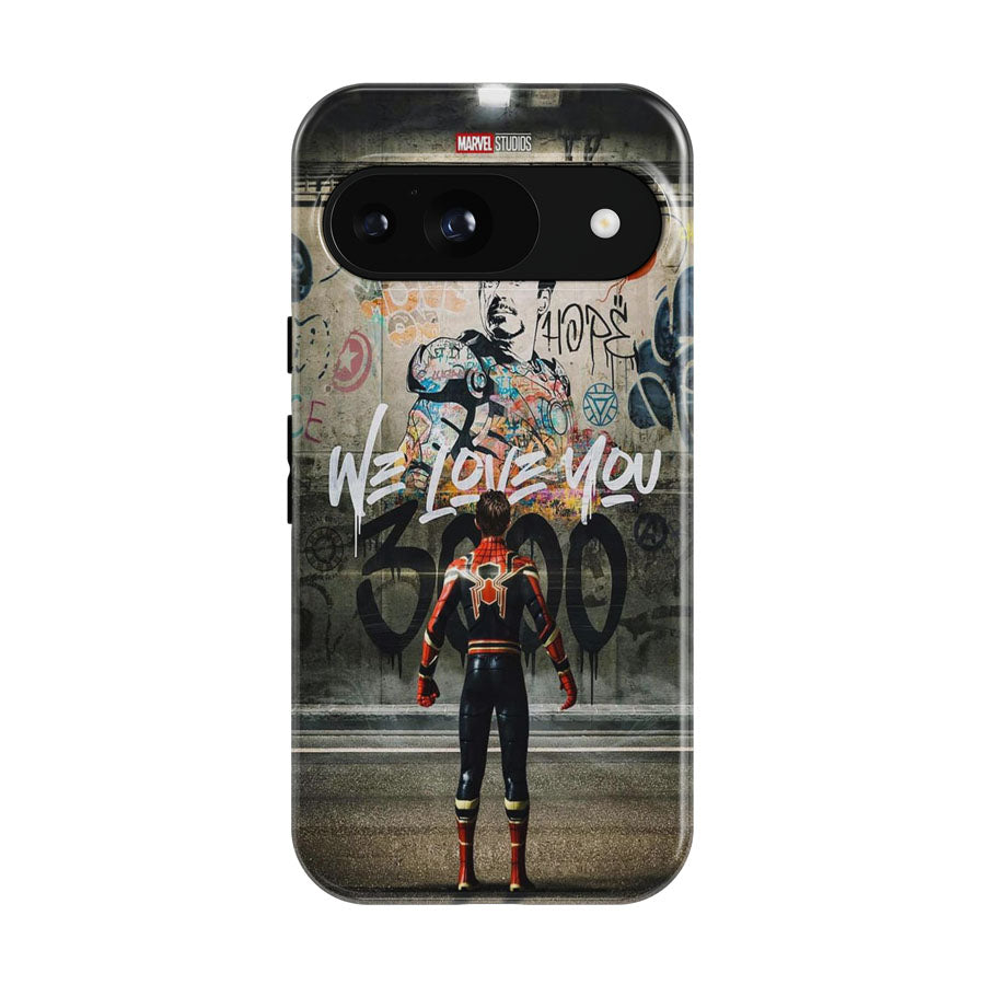 Spiderman We Love You 000 Iron Man Google Pixel 9 | 10 Pro Case