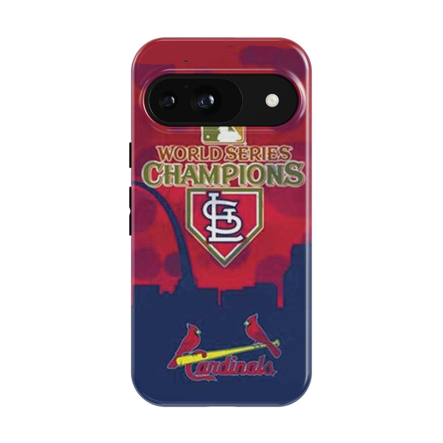 St Louis Cardinals Champ Silhouette Google Pixel 9 | 10 Pro Case