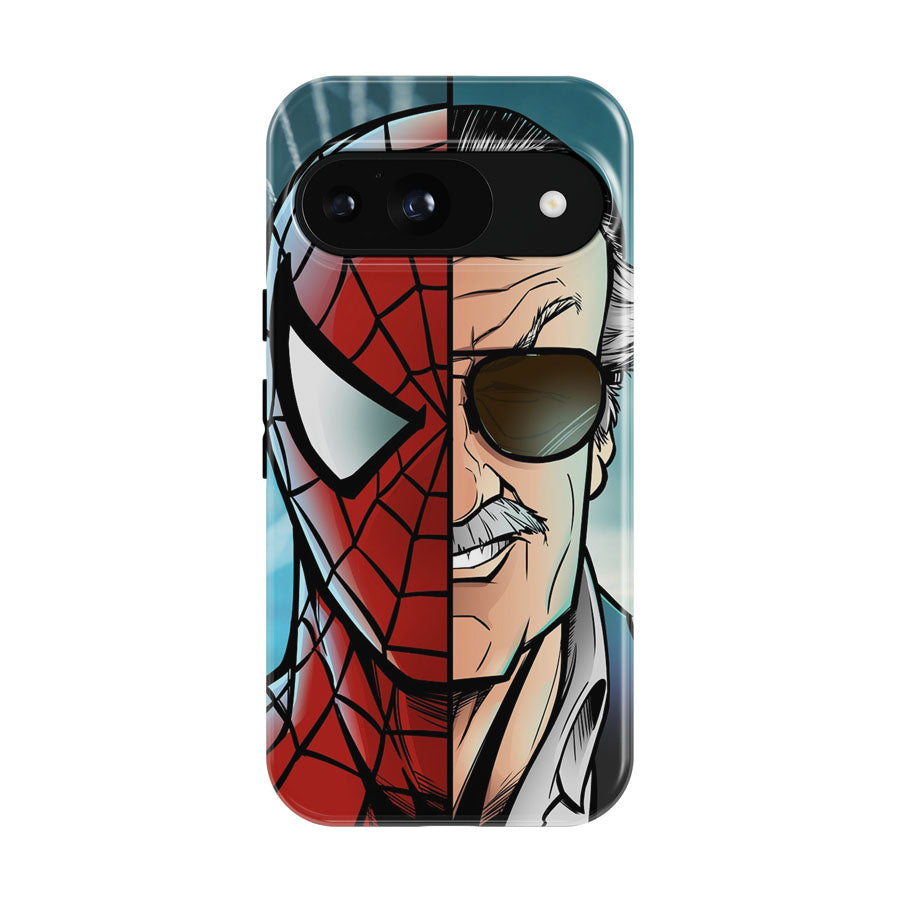 Stan Lee Vs Spider Man Google Pixel 9 | 10 Pro Case