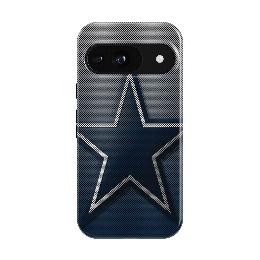 Star Dallas Cowboy Carbon Fiber Logo Google Pixel 9 | 10 Pro Case