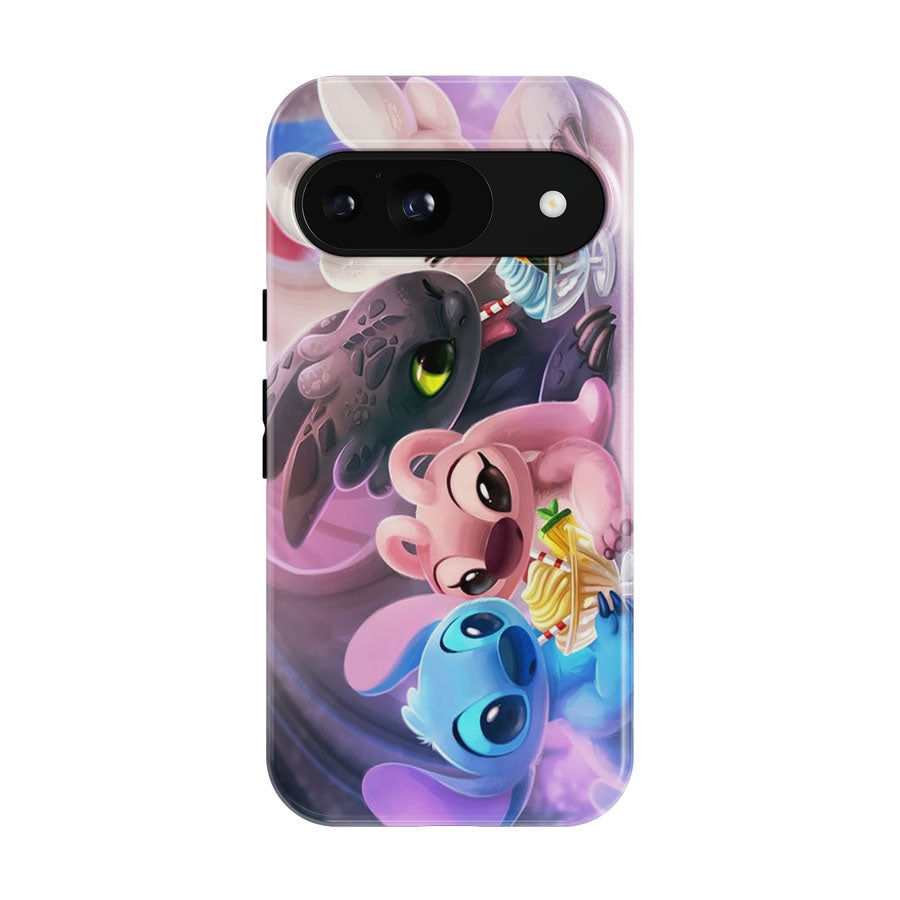 Stitch And Night Fury Double Date Google Pixel 9 | 10 Pro Case