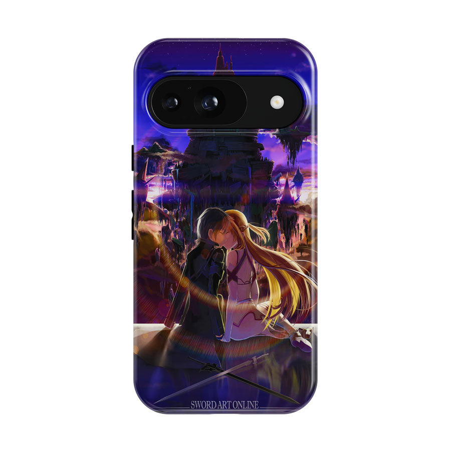 Sword Art Online Aicrad Kirito Asuna Google Pixel 9 | 10 Pro Case