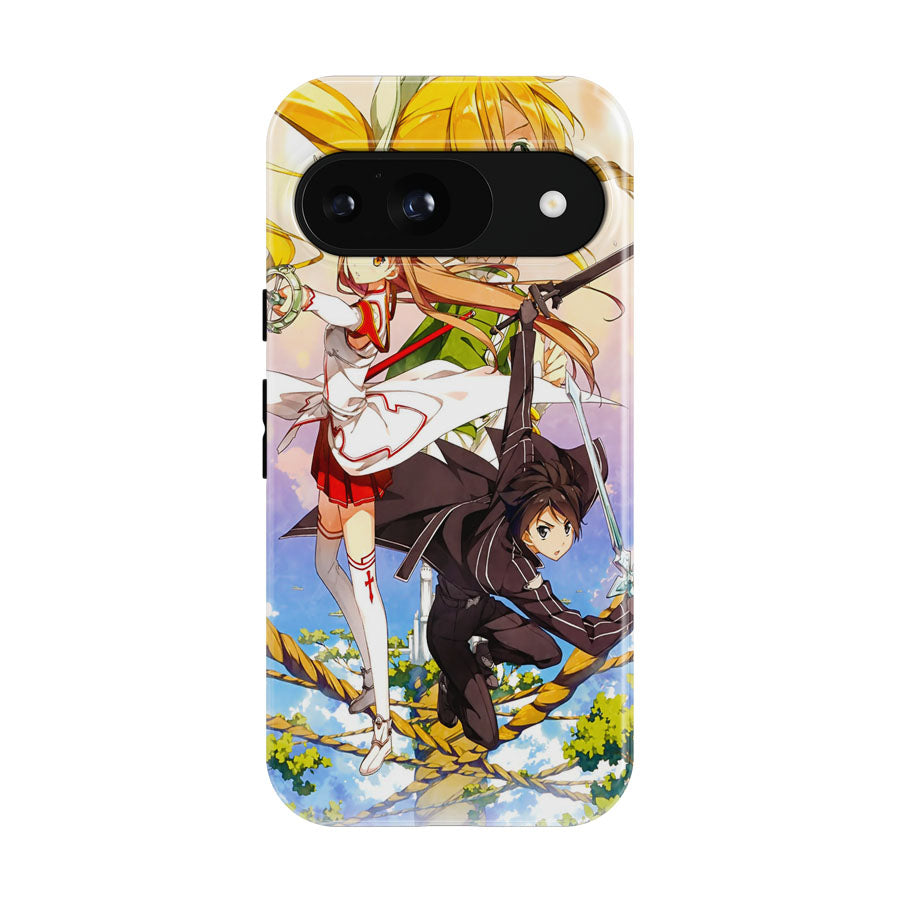 Sword Art Online Kirito Asuna Leafa Google Pixel 9 | 10 Pro Case