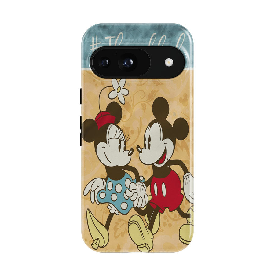 Thanksgiving Mickey & Minnie Autumn Google Pixel 9 | 10 Pro Case
