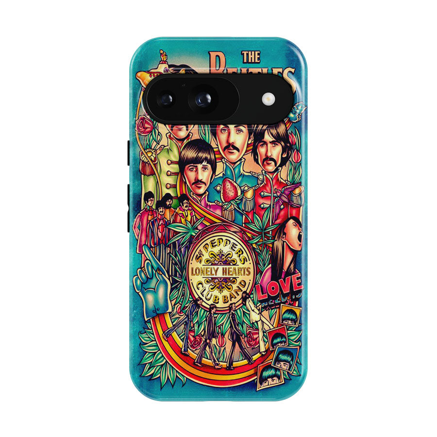 The Beatles Poster Vintage Google Pixel 9 | 10 Pro Case