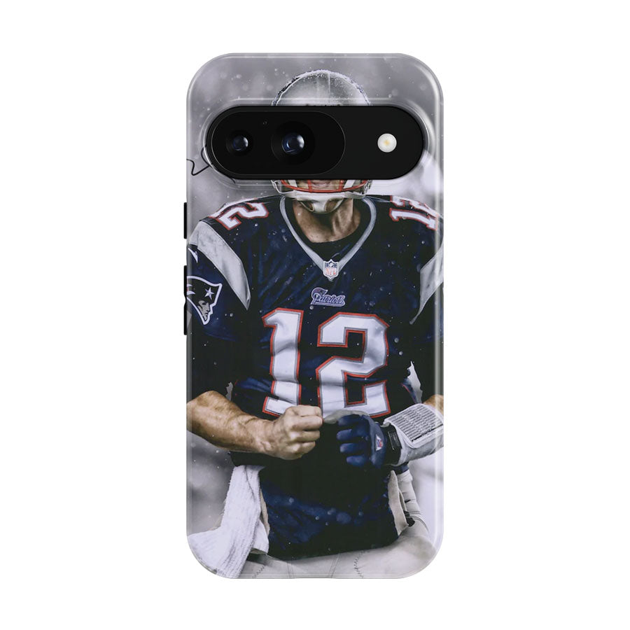 Tom Brady New England Patriots Nfl Wallpaper Google Pixel 9 | 10 Pro Case