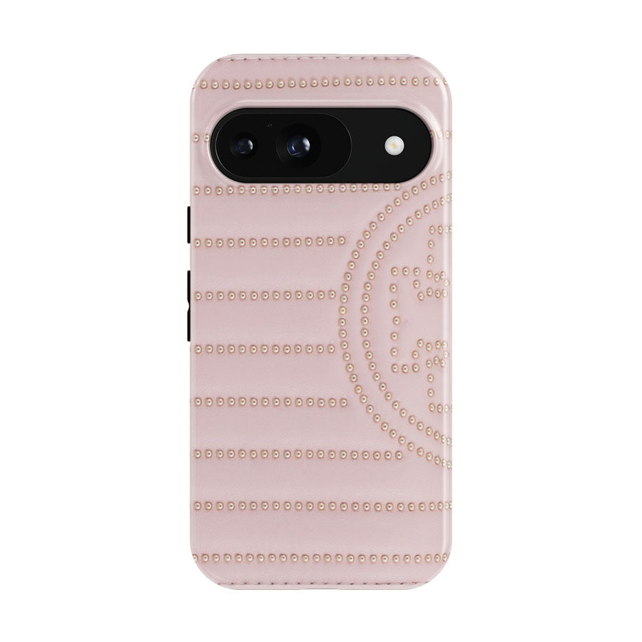 Tory Burch Fleming Mini Stud Wallet Shell Pink Google Pixel 9 | 10 Pro Case