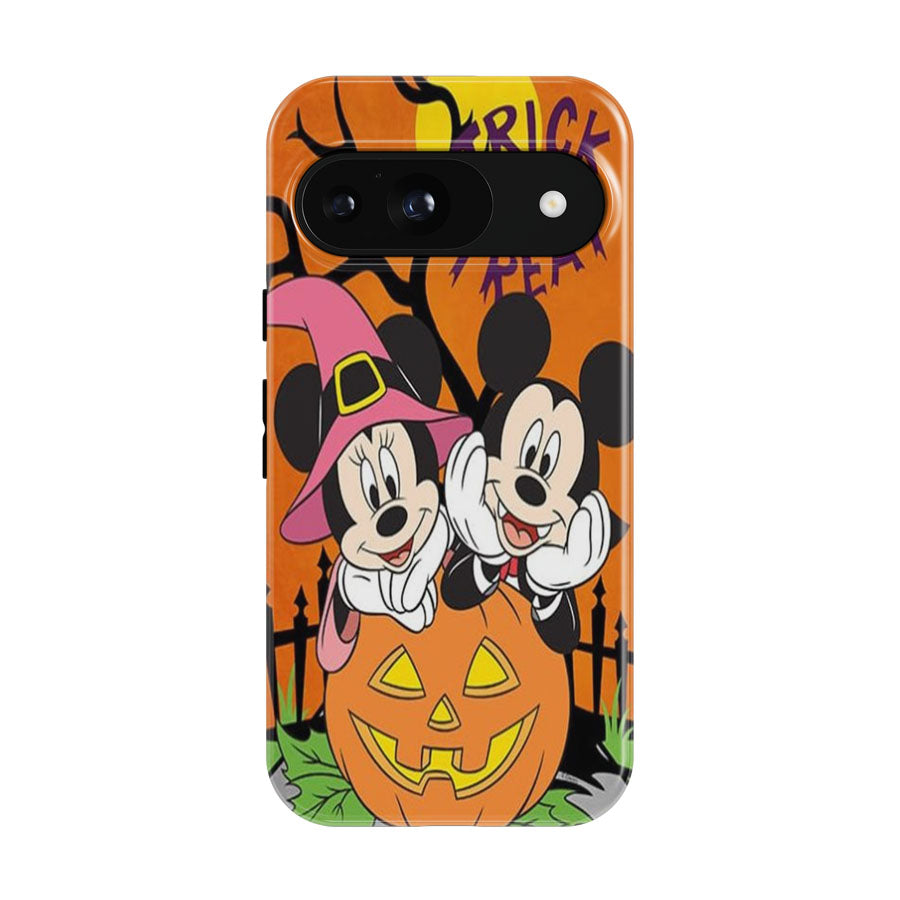 Trick Or Treat Mickey And Minnie Google Pixel 9 | 10 Pro Case