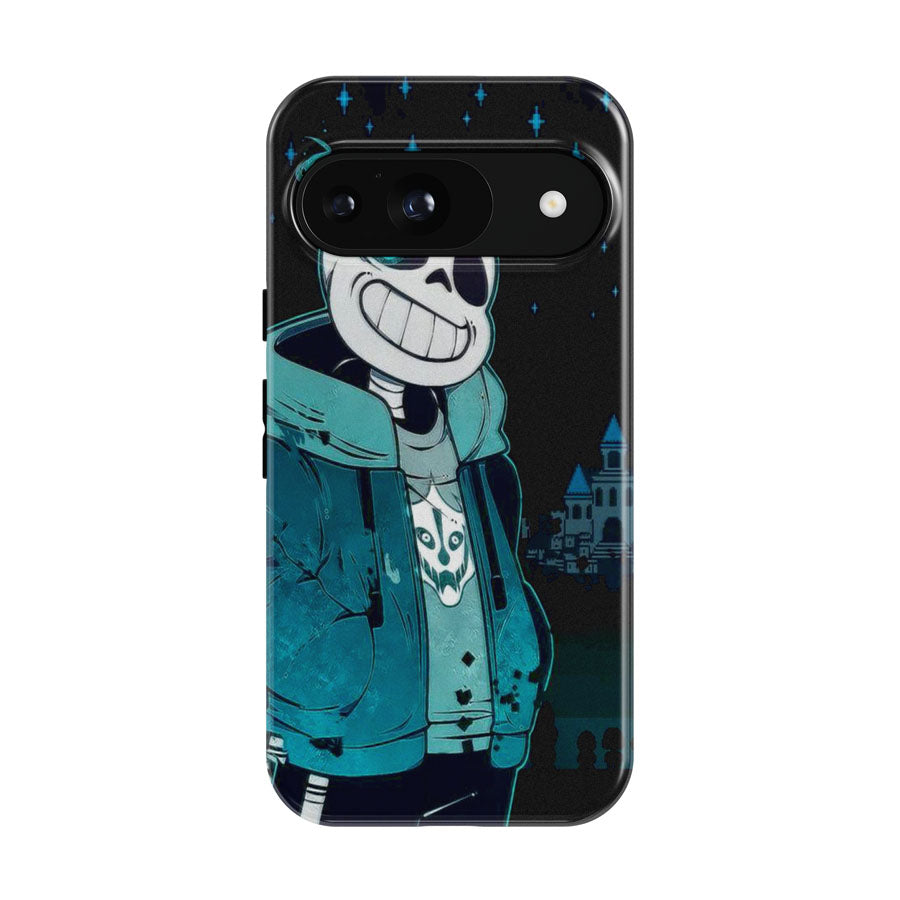 Undertale Sans Skeleton Night Wallpapers Google Pixel 9 | 10 Pro Case