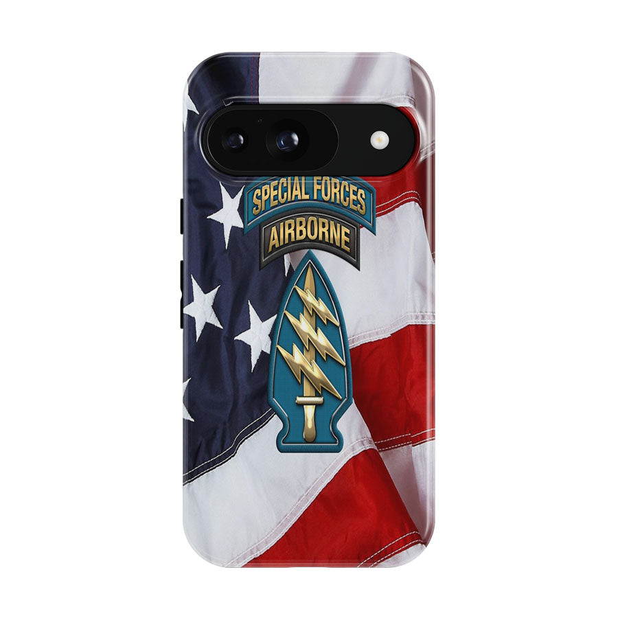 Us Army Special Forces Green Berets American Flag Google Pixel 9 | 10 Pro Case
