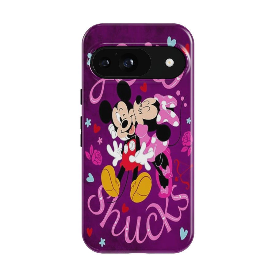 Valentine Kisses Mickey And Minnie Google Pixel 9 | 10 Pro Case