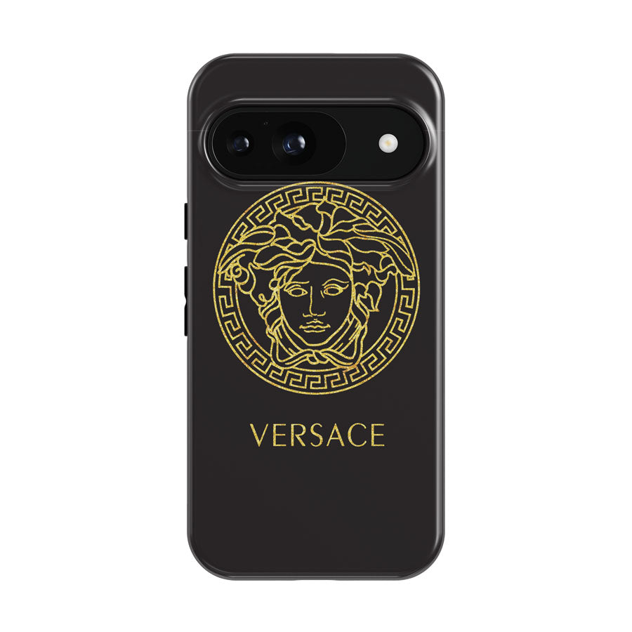 Versace Black Gold Google Pixel 9 | 10 Pro Case