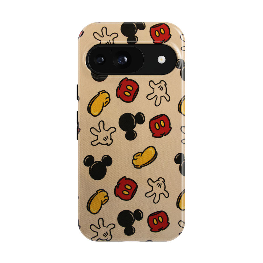 Vintage Pattern Disney Mickey Mouse Google Pixel 9 | 10 Pro Case