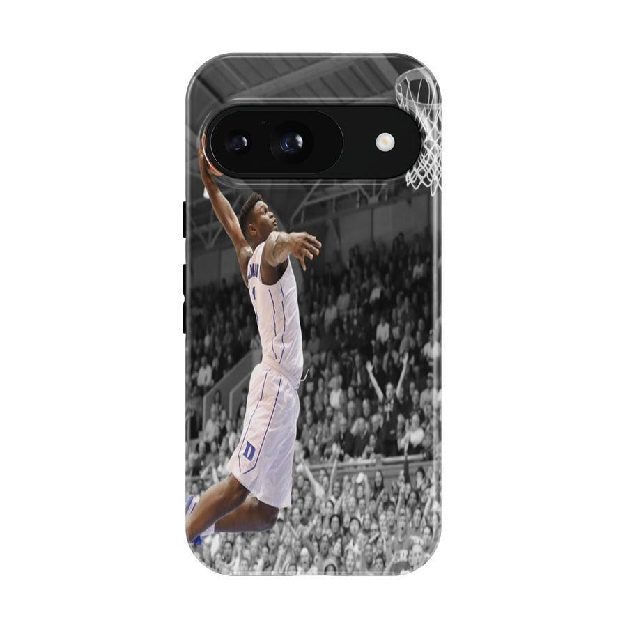 Zion Williamson Dunking Slam Dunk Duke Google Pixel 9 | 10 Pro Case
